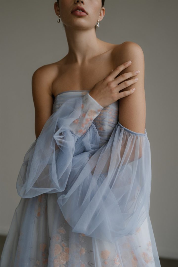 Hera Couture - Le Wild Rose Dusky Blue - Image 4
