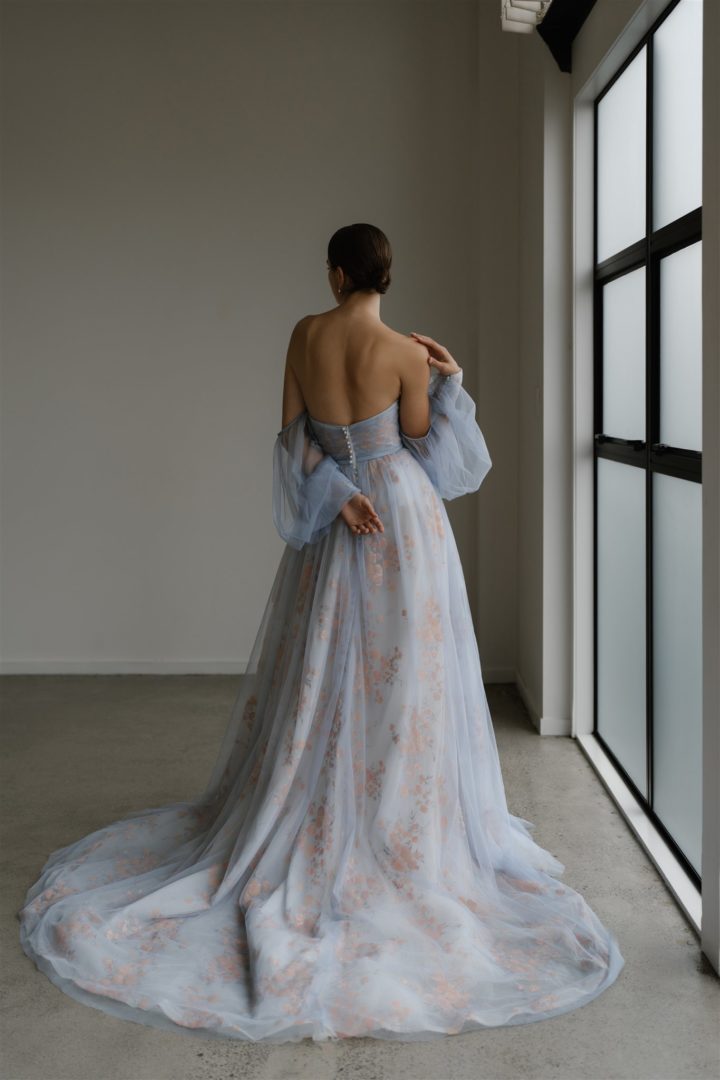 Hera Couture - Le Wild Rose Dusky Blue - Image 3