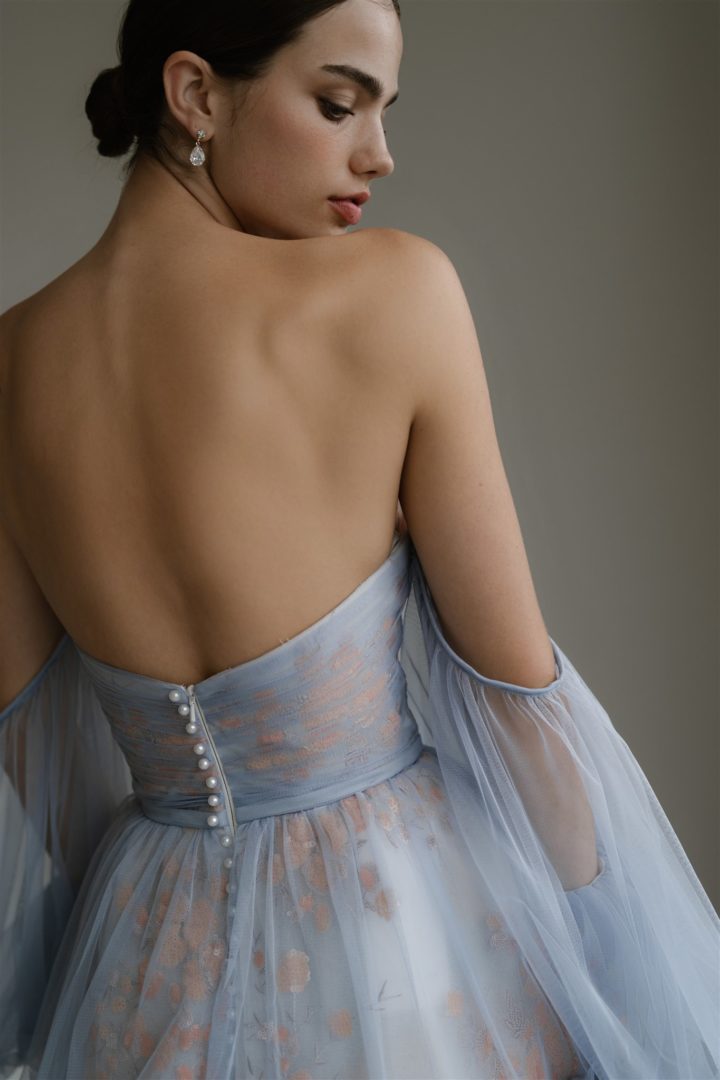 Hera Couture - Le Wild Rose Dusky Blue - Image 5