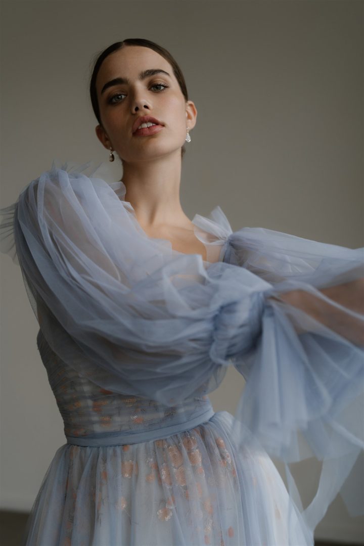 Hera Couture - Le Wild Rose Dusky Blue - Image 8