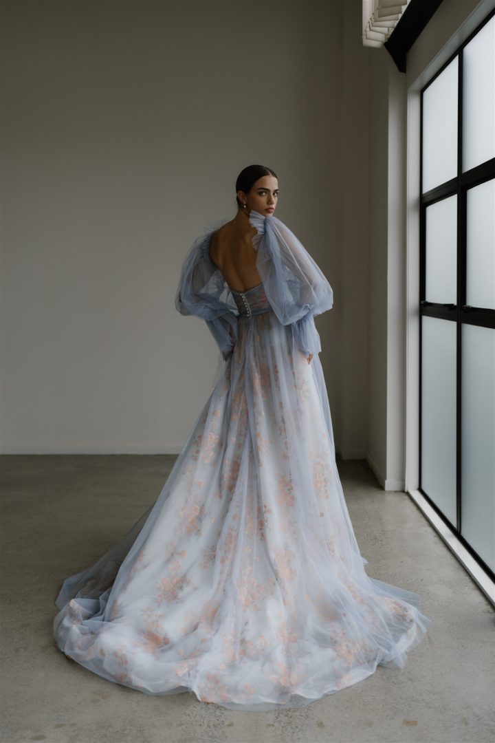 Hera Couture - Le Wild Rose Dusky Blue - Image 7
