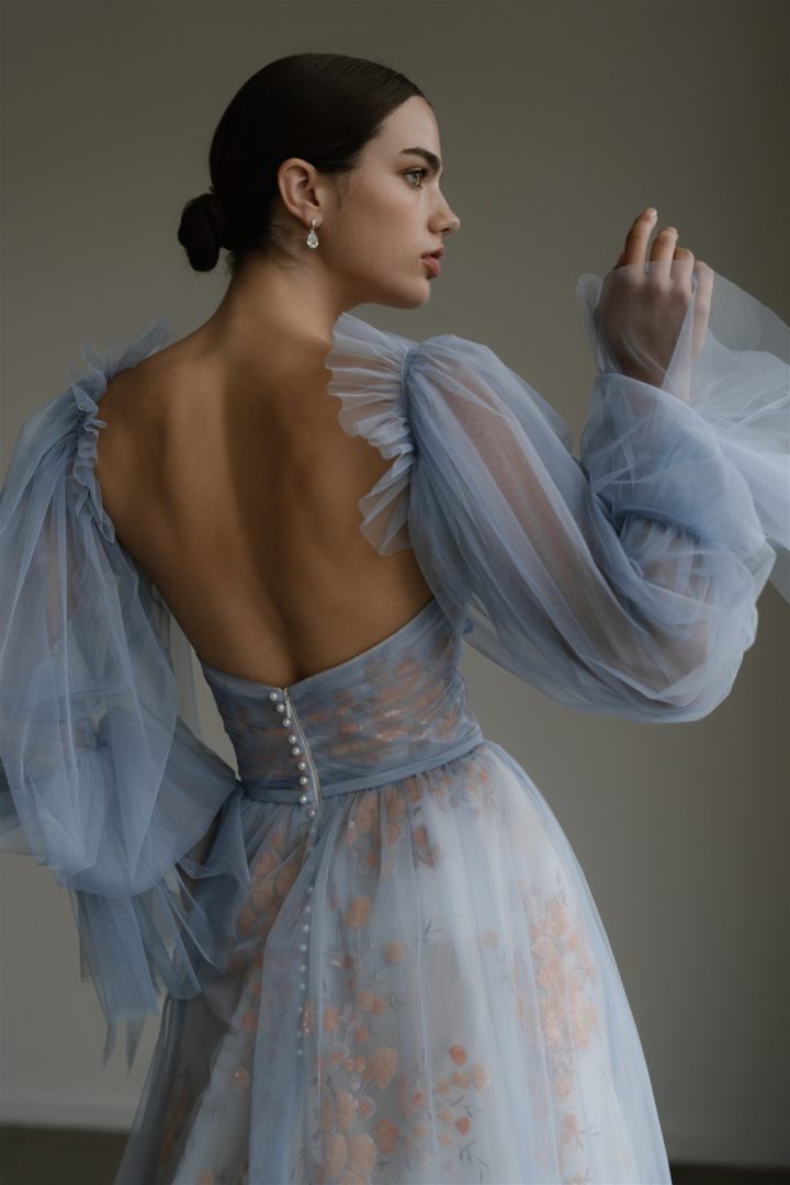 Hera Couture - Le Wild Rose Dusky Blue - Image 10